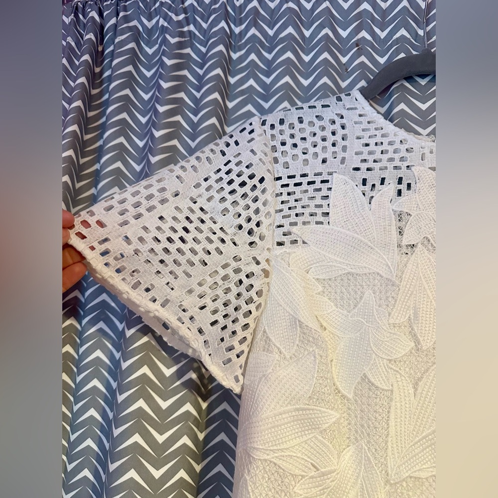 REISS | Damara Lace Mini Dress, US8 - Picture 7 of 10